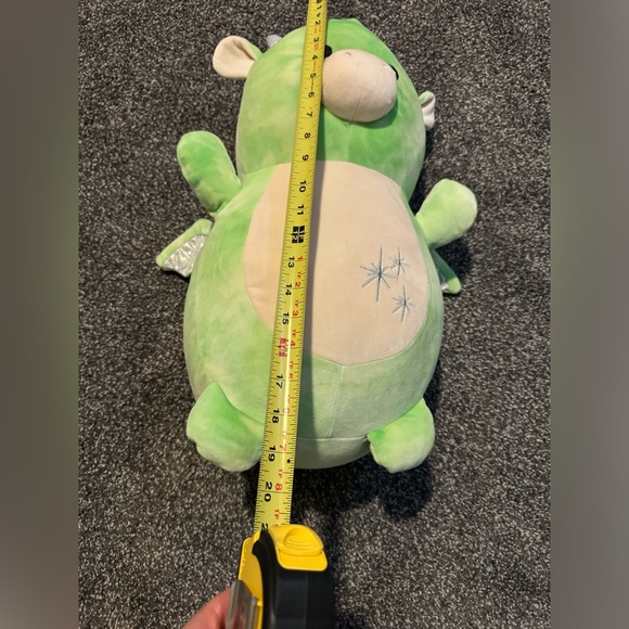 SQUISHMALLOWS HUGMEES 18” THAYER THE DRAGON EUC - Picture 2 of 5